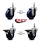 Service Caster 35 Inch Solid Polyurethane 12 Inch Threaded Stem Caster Set 2 Brakes SCC SCC-TS20S3514-SPUS-121315-2-PLB-2 - alternate 2